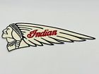 Indian motorcycle gilroy genuine chief head embroidered patch 11 x 4