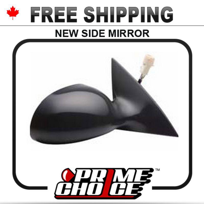 New electric power black passenger side view mirror for taurus/sable right door