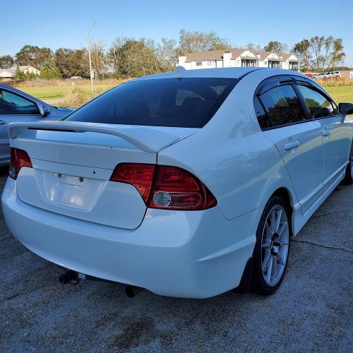 Rear trunk spoiler wing compatible with 2013-2015 honda civic 4dr si sedan w/...