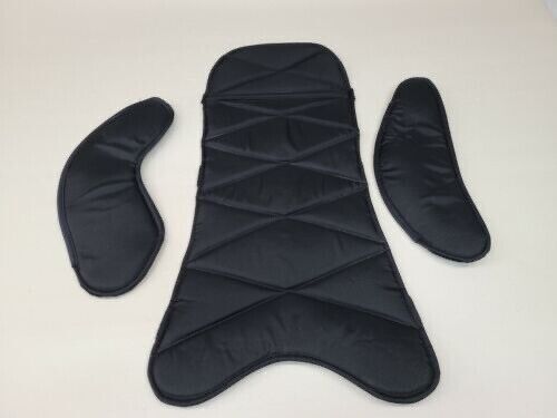 Go kart black seat padding flat track dirt racing   size jr small size