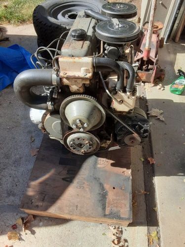 1964 johnson inline  4 cylinder boat engine cycle 2.5l 3.0l iron duke dual carb