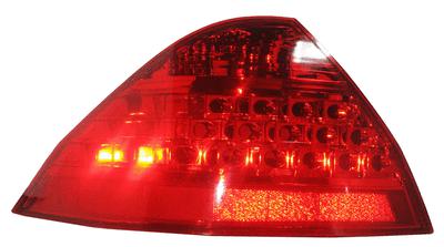 06-07 accord red tail light brake lamp assembly rear driver side left lh