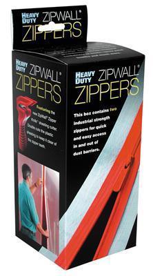 Zip wall hdaz2 portable barrier heavy duty zippers pair