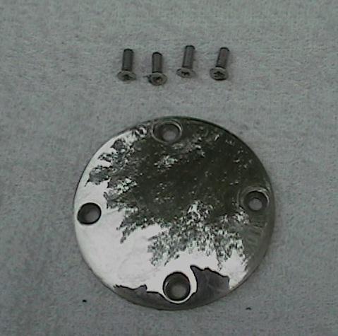 (j16) 1966 bsa a65l points & condensor cover plate