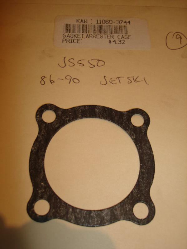 Kawasaki js 550 arrester case gasket 11060-3744 jet ski 86-90