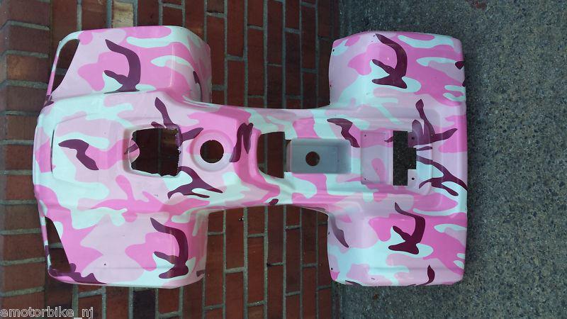 Pink camo body plastic fender 50cc 110cc 125cc kid utility atv quad taotao peace