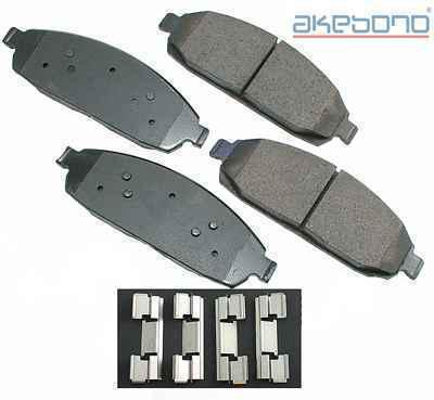 Akebono act1080 brake pad or shoe, front-proact ultra premium ceramic pads