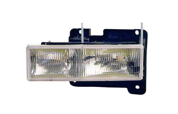 Passenger side replacement headlight composite head lamp chevy gmc - 15034929