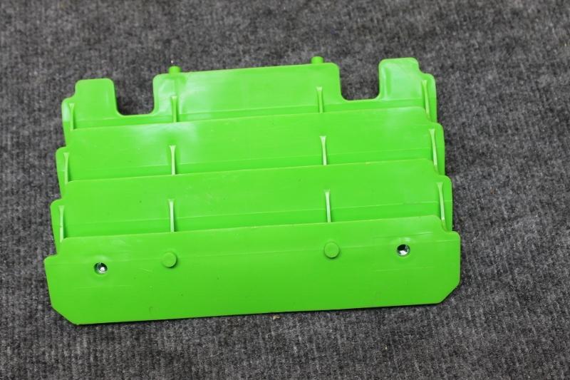 2003 kx 125 kx125 green radiator guard fins 94-05