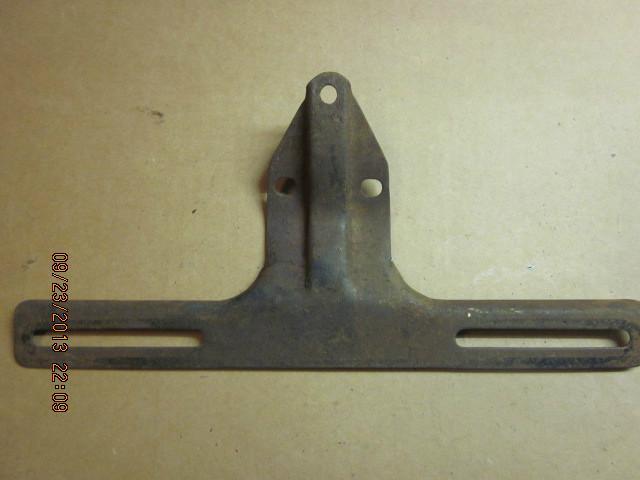 Vintage license plate bracket #1