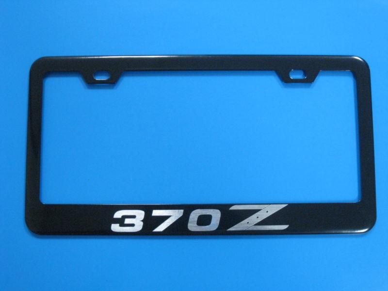 Nissan "370z" black license frame 1pc