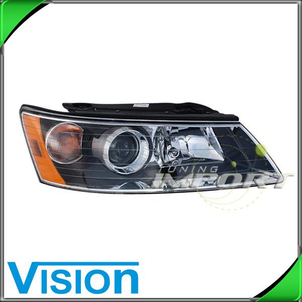 Passenger right side headlight lamp assembly fit 2006-2008 hyundai sonata gl gls