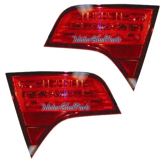 06-08 honda civic sedan trunk lid tail lamps lights set