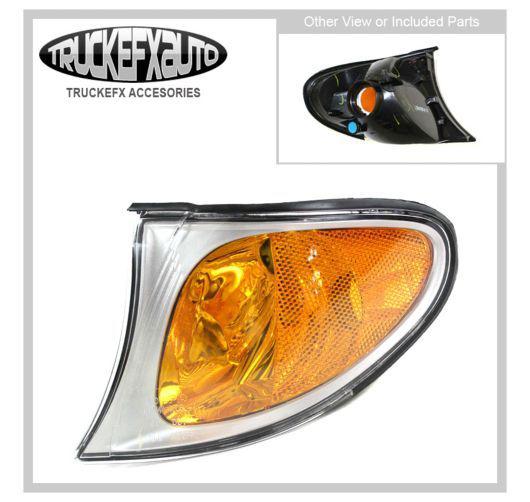 Side marker light new clear and amber lens left hand 325 330 lh driver parts car