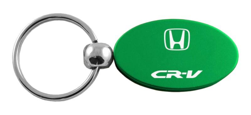 Honda cr-v green oval keychain / key fob engraved in usa genuine