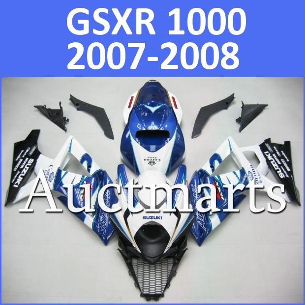 Fit suzuki 07 08 gsxr 1000 gsx-r 2007 2008 fairing bodywork plastics k7 i22 d03