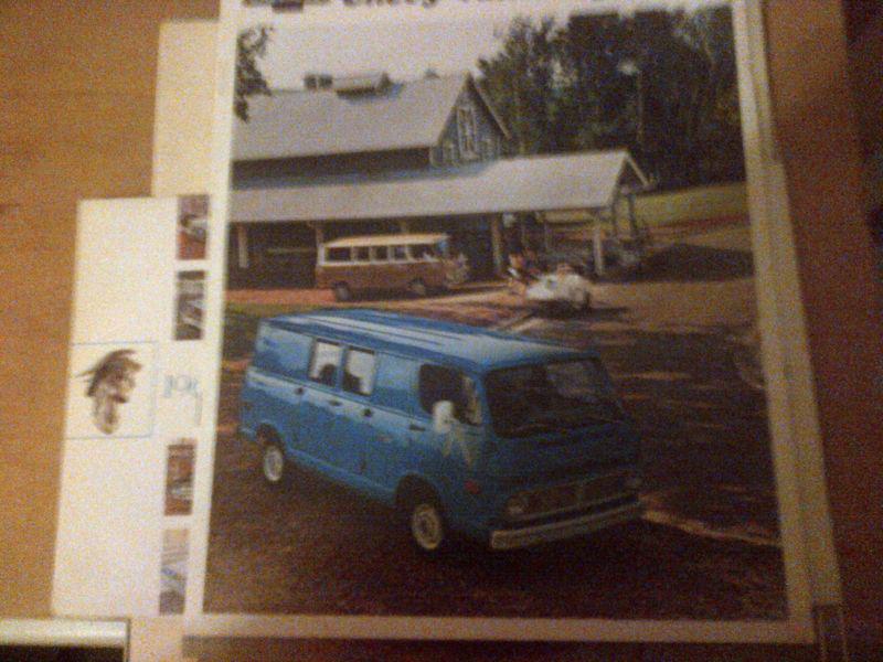 1969 chevy van and sportvan        brochure        -