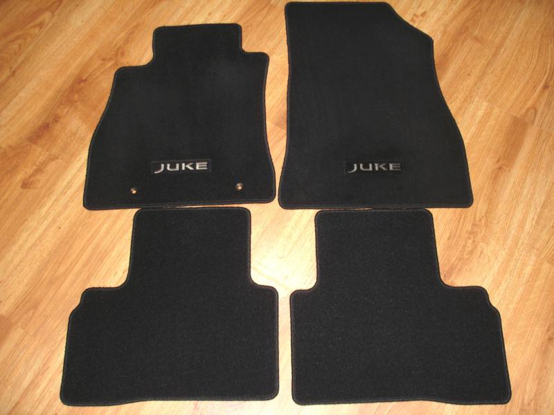 Oem 2011 2012 2013 nissan juke floor mats - full set - black