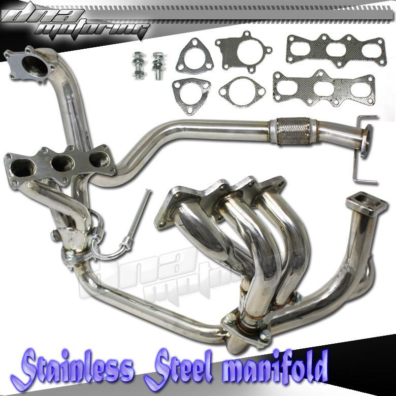 Probe/mx6 v6 klze stainless turbo manifold+down-pipe