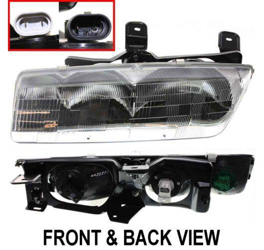 New drivers headlight headlamp lens housing assembly dot saturn s-series