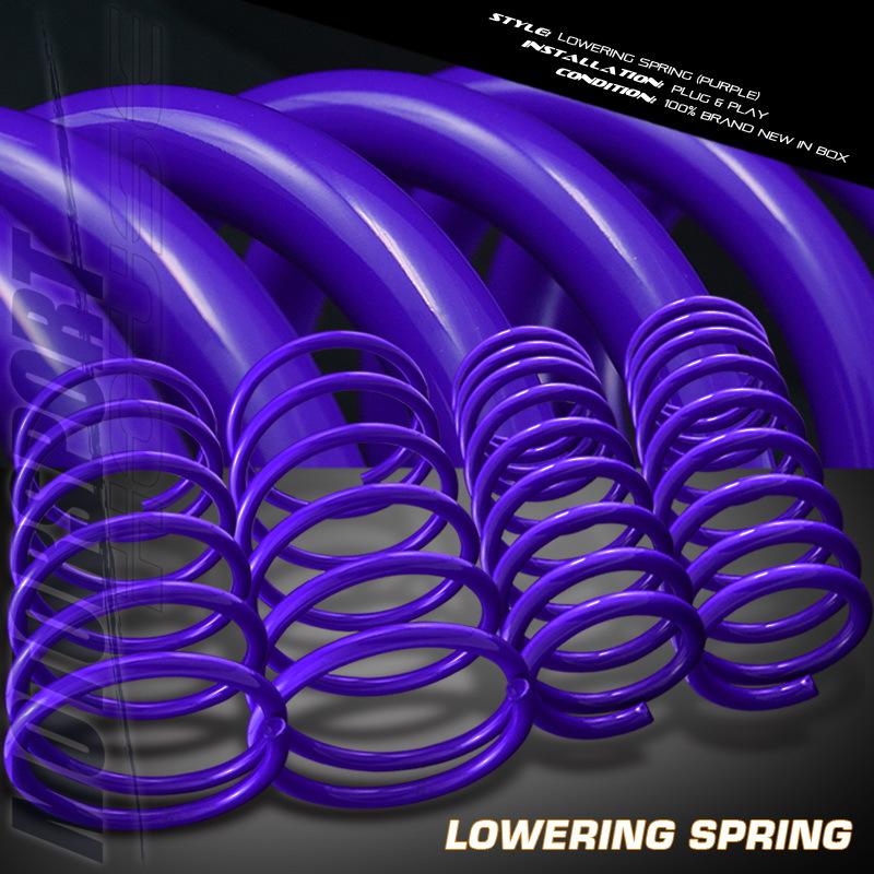 1995-1999 nissan maxima sedan 4pc purple lowering springs kit gle gxe se 4door 