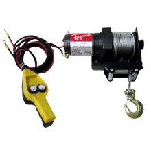 2000lb winch w/ roller fairlead dc12v motor atv boat tool emergency towing tool