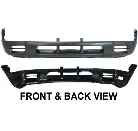 1998-2000 nissan frontier front bumper lower valance panel apron plastic black