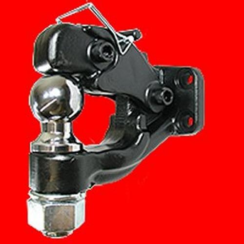 10,000 # pintle hook 2" ball combo trailer hitch towing