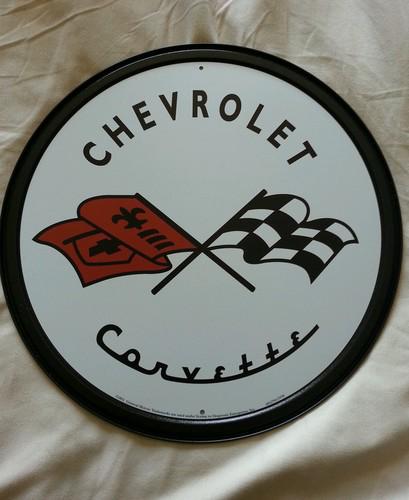 Chevy corvette sign