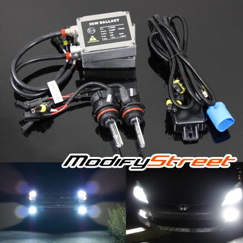 9007/hb5 6000k white bi-xenon hi-low headlights ac ballast hid converion kit