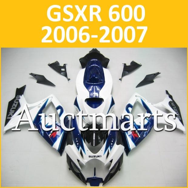 Fit suzuki gsxr 750 gsxr 600 06 07 gsx-r 2006 2007 fairing bodywork k6 g45 b12