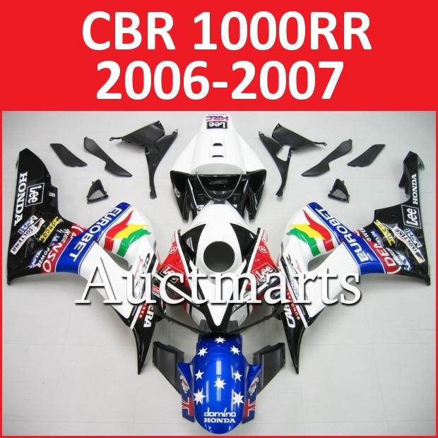 Fit honda 06 07 cbr1000rr cbr 1000 rr 2006 2007 fairing kit abs plastics e11 a11