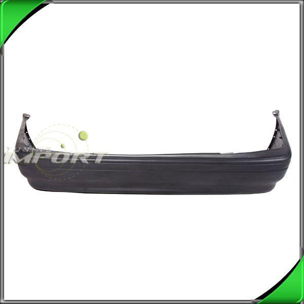 Rear bumper cover ma1100129 primed black plastic new 1988-1992 mazda 626 dx/lx