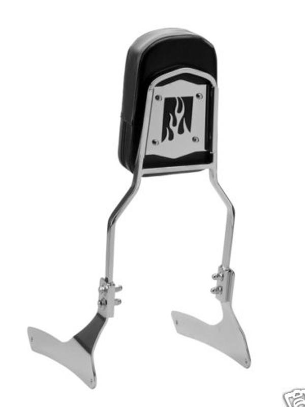 Nt flame backrest sissy bars fr suzuki vl1500 intruder 98-04 c90 boulevard 05-09