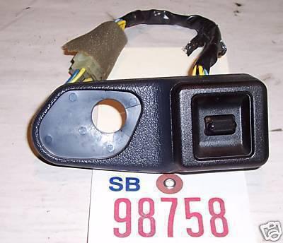 Honda 89 accord window switch left/rear w/trim 1989