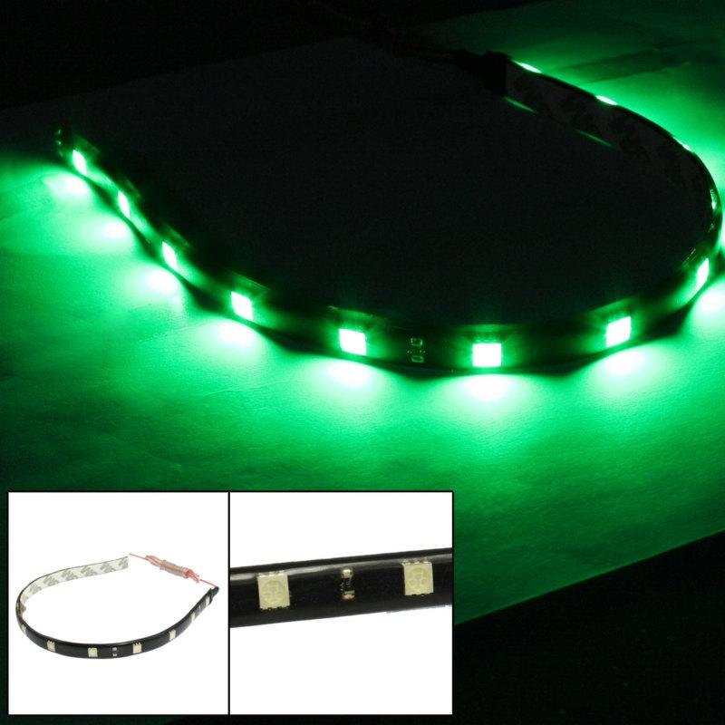 30cm 5050 smd green flexible 12 led strip light lamp dc 12v