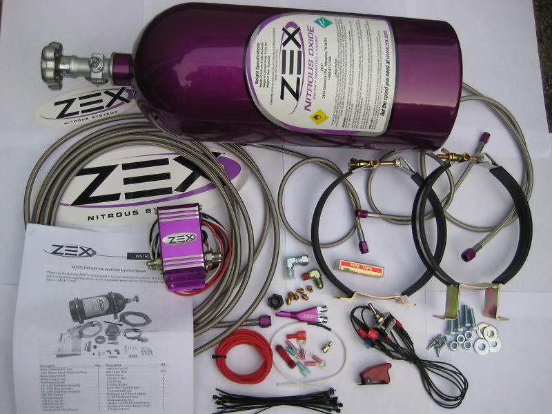 Nos/nitrous/nx/corvette/camaro/gto/ls1-ls2-ls6-lsx zex wet kit #82380 #82026 new