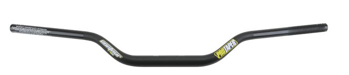 Pro taper 1 1/8 contour handlebars - atv low - jet black _027969