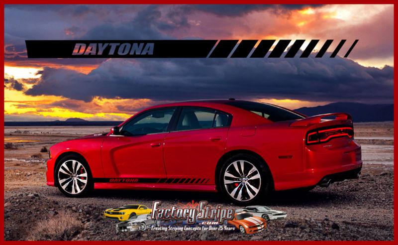 Dodge charger daytona strobe rocker factory stripe decal 2011 2013