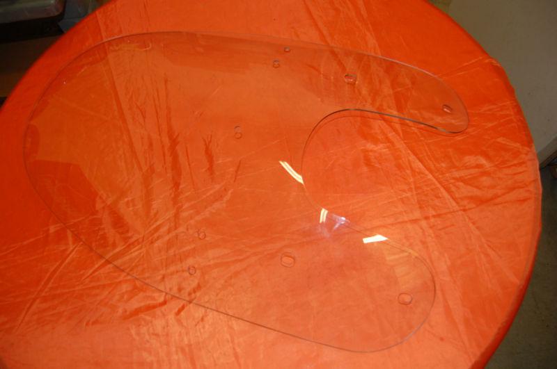 Harley-davidson std clear windshield 58061-96