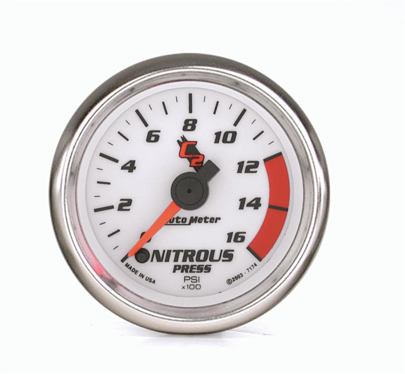 Auto meter 7174 c2; electric nitrous pressure gauge