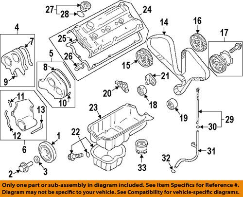 Kia oem 2312439504 engine crankshaft pulley-crnkshft pulley