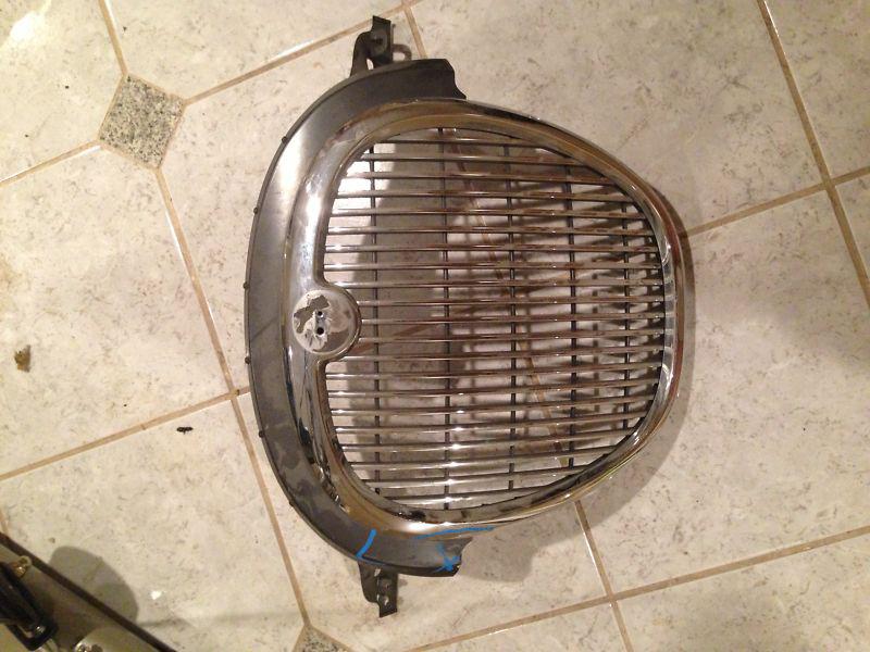 2005-2008 jaguar s-type front radiator chrome grille 4r83-8a100-ab