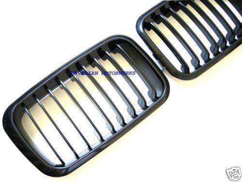 Bmw e36 wide style black shadow grille grill grills m3