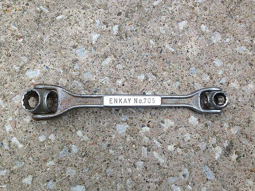 Enkay no. 705 multi tool germany drop froged many wrench rare vintage hand tool