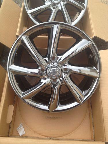 Nissan cube wheel 16x6 (alloy), chrome finish (8-spoke, krom) 