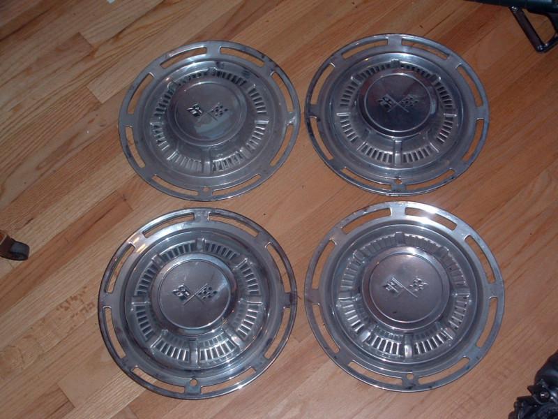 1959 chevrolet impala wheel covers / hub caps  (set of 4)