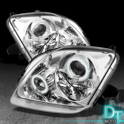 97-02 honda prelude ccfl halo projector headlights lamps lights left+right