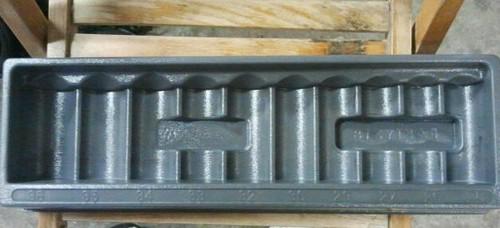 Snap on 1/2 drive metric deep well socket tray (only) pakty318