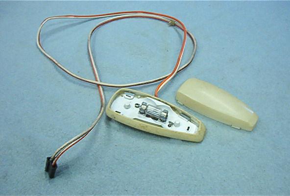 66 67 chevelle ss malibu dome light assembly & wiring original gm